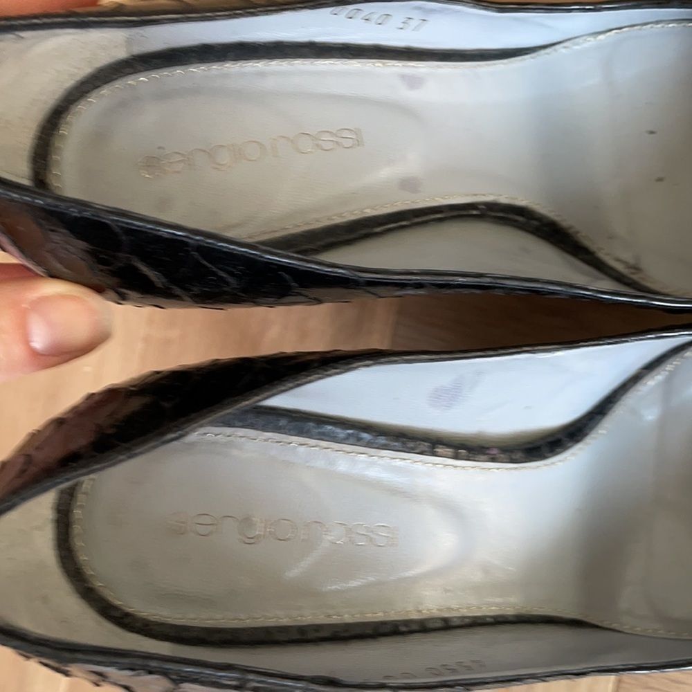 SERGIO ROSSI platform heels | Size 37 EUR - Picture 5 of 11